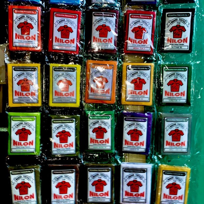 

Nylon Wantex Pewarna Pakaian 1 Renceng Isi 30Pak / 300Bks