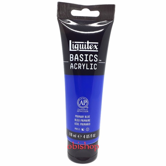 

Masih Ada! Cat Akrilik Liquitex Basics Acrylic 118 Ml Primary Blue