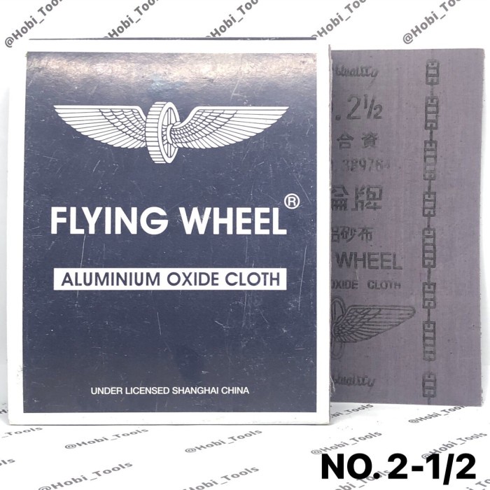 FLYING WHEEL AMPLAS BESI NO. 2-1/2 - IRON SANDPAPER NO. 2-1/2