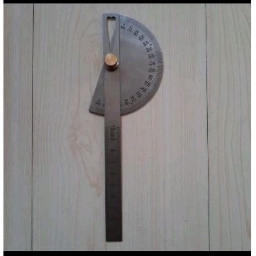 

Penggaris Busur Derajat Protector Stainless Steel 10cm 180 Derajat