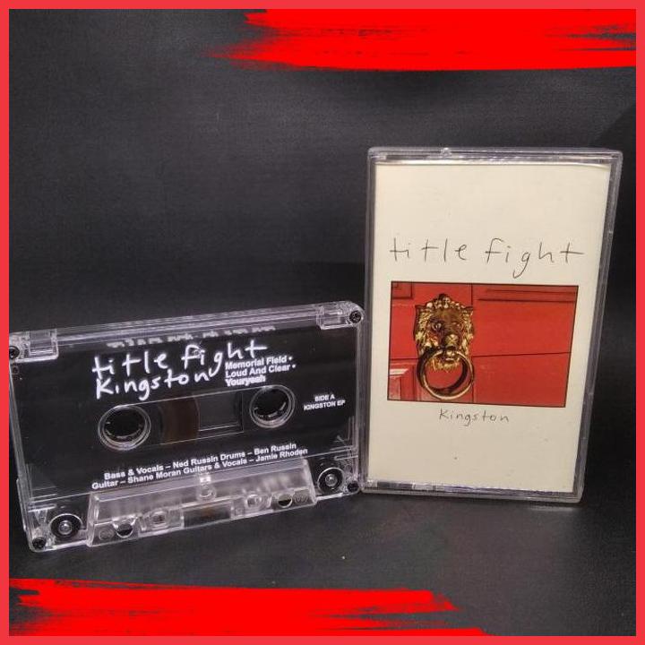 (KNO) KASET PITA TITLE FIGHT 2IN1 SIDE KINGSTON EP + SPRINGS SONG EP BOOTLEG