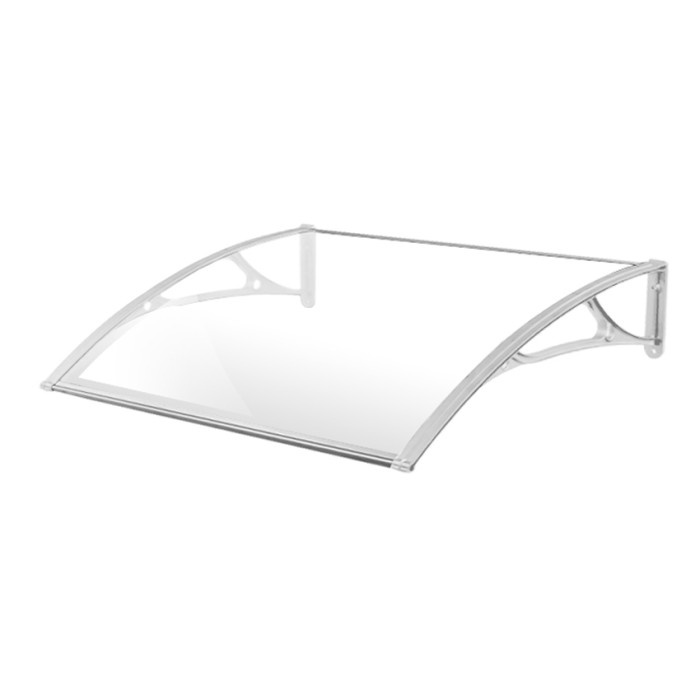 ZEHN AWNING YY1000-T PC HOLLOW CLEAR 100X150 GREY