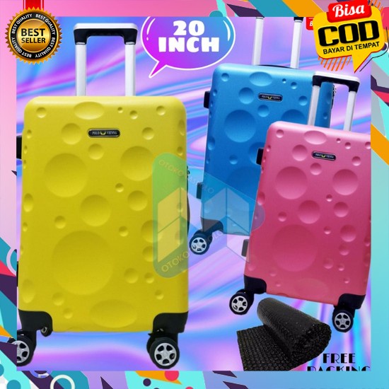 New Arrival Koper Karakter Anak Tas Koper Bagasi Anak Troli Roda 4 Ukuran 18Inch Koper Kabin Bagasi 