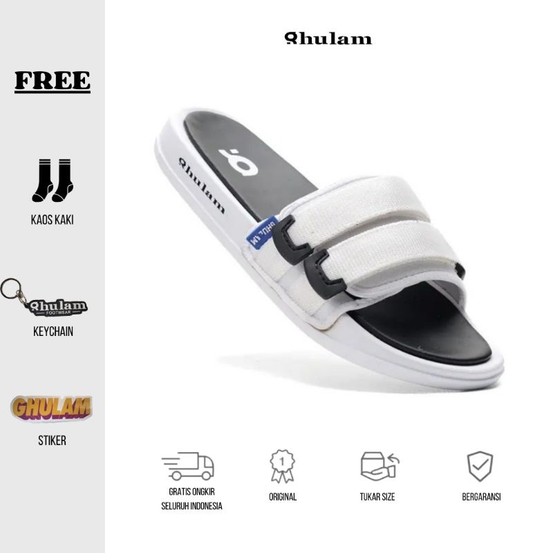 Ghulam Cazora - Sendal Slide Pria Sandal Slip On Sandal Slop Pria Sandal Selop Pria Terbaru Sandal