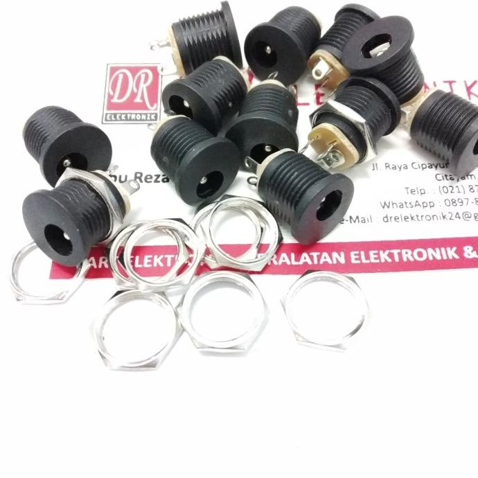 

Terbaru Soket Socket DC female cewek bulat jack power konektor baut adaptor dre3 dijamin