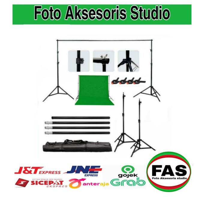 Paket hemat stand Background Foto studio