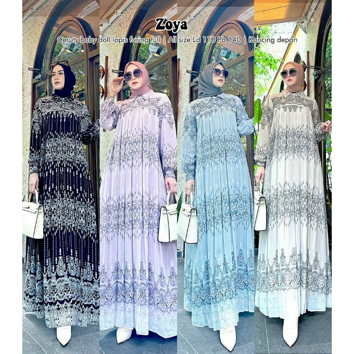 Zoya Dress/fashion muslim/gamis
