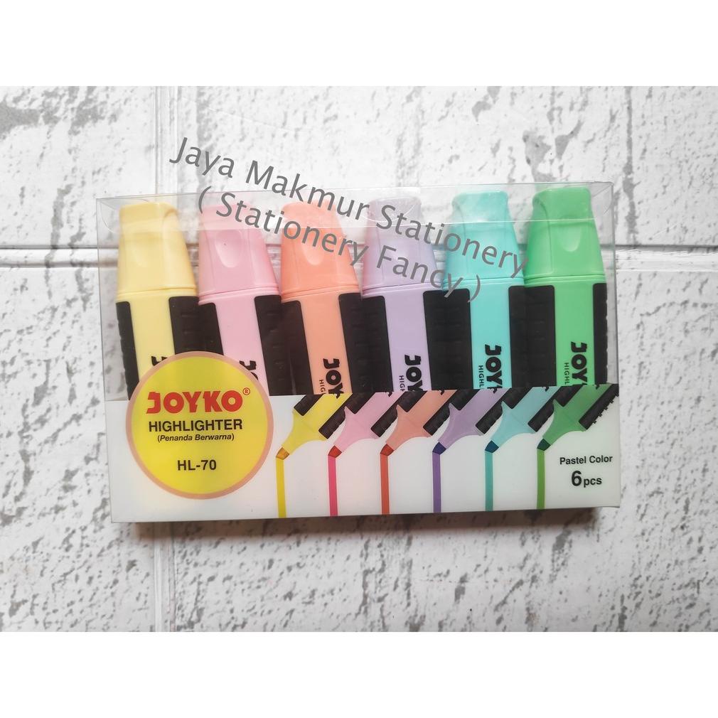 

Update! Highlighter Penanda Bewarna Joyko set 6 warna pastel HL-70 !!