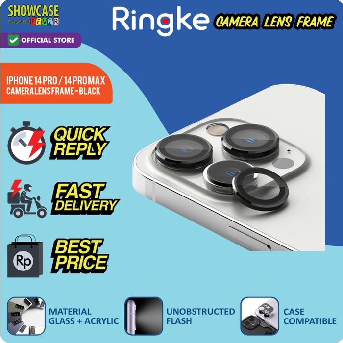 

Terbaru Ringke Iphone 14 Pro / 14 Pro Max Camera Lens Frame Glass Black Promo Terlaris
