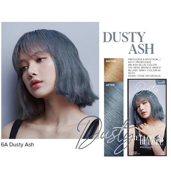 MISE EN SCENE - HELLO BUBBLE DUSTY ASH HAIR COLOR CAT RAMBUT ATINPUTRISTORE