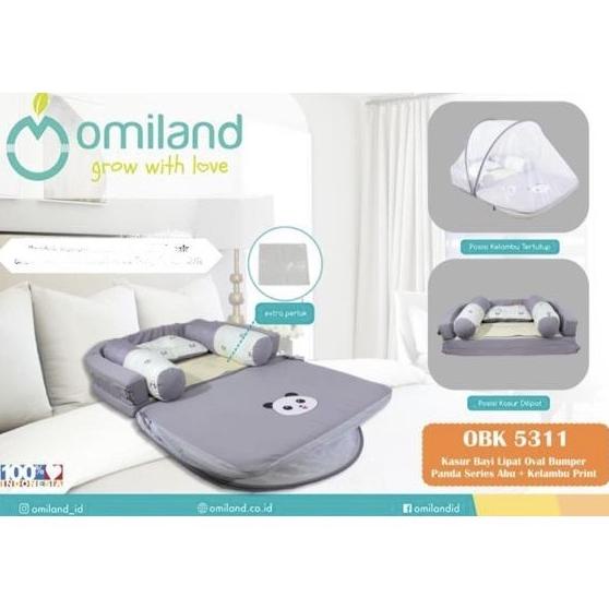 OMILAND-KASUR BAYI KELAMBU LIPET SERIES PANDA OBK 5311 JINANANISA