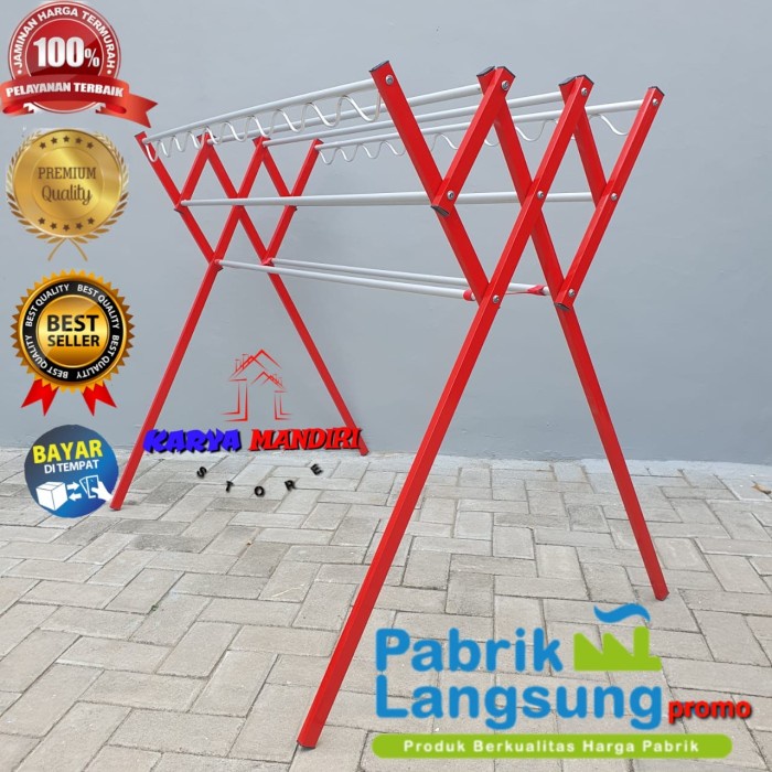 Promo Jemuran Baju Aluminium 120 Cm