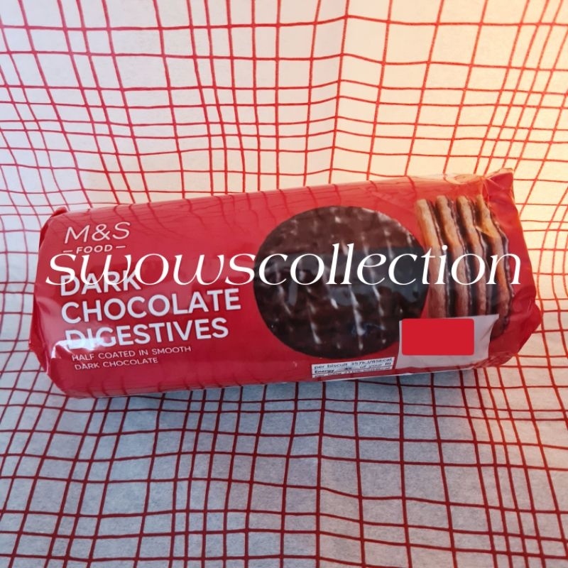 

M&S Mark Marks & And Scer Digestives Digestive Dark Chocolate Biscuit Cookies Biskuit Gandum Cokelat