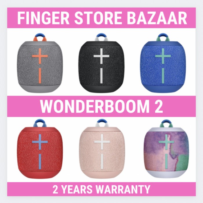 Ultimate Ears Wonderboom 2 Wonder Boom 2 Bluetooth Speaker Original
