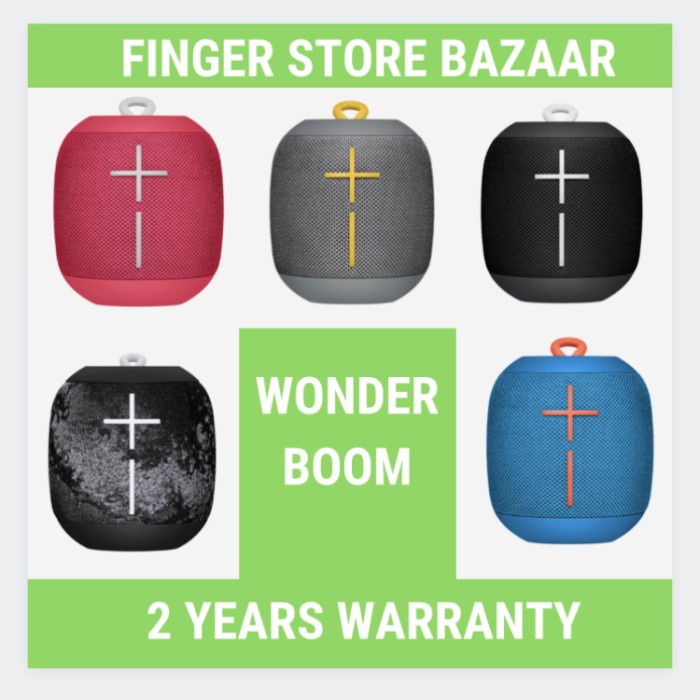 Ultimate Ears Wonderboom Ue Wonderboom Wonder Boom Bluetooth Speaker