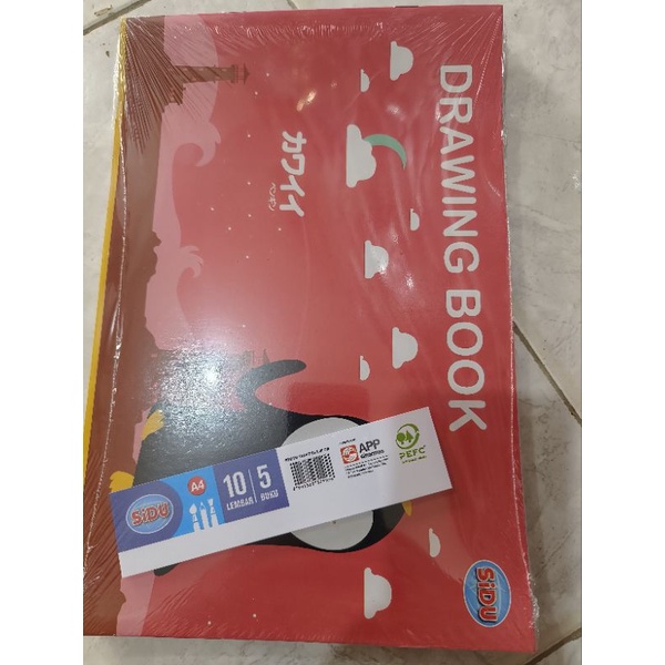 

BUKU GAMBAR SIDU A4 1pak(5 buku)/DRAWING BOOK