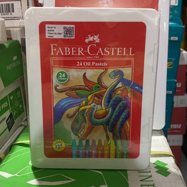 

Crayon / Oil Pastel Faber Castell 24 ( Set )