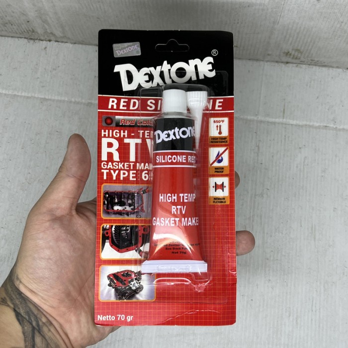 

] DEXTONE Lem Auto Sealer Kecil 30 Besar 70gr Gasket Silikon Sealant