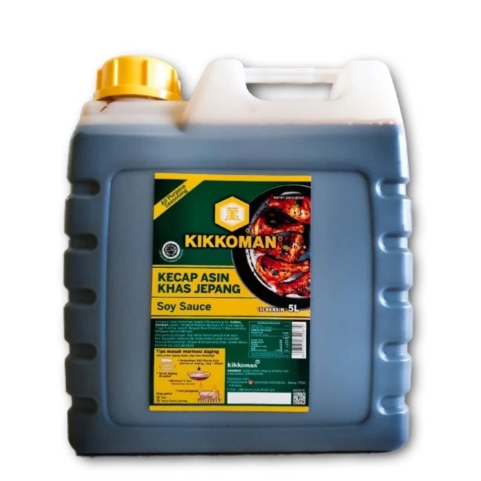 

Kikkoman Kecap Asin Khas Jepang 5Liter - Soy Sauce - Shoyu Jepang
