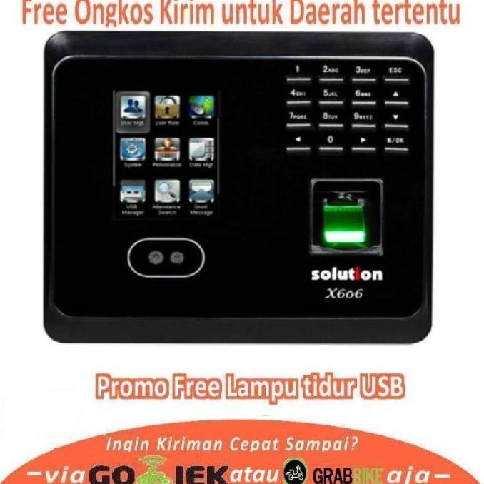 Solution X606 Mesin Absen + Software Payroll