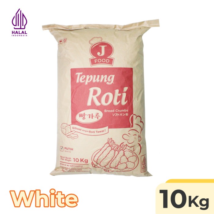 

Harga!! J FOOD Tepung Roti Putih 10 Kg 1 sak