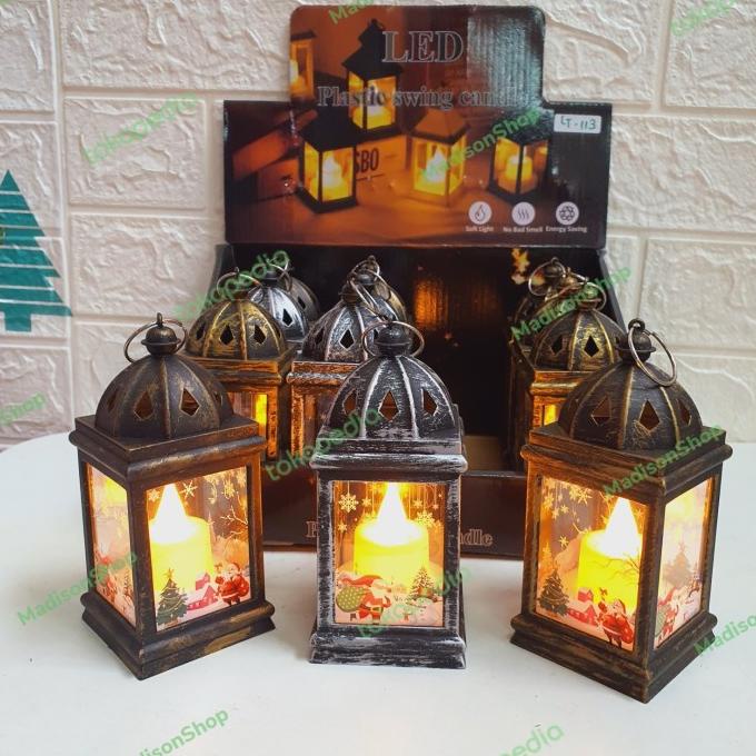 

Lentera Natal Lilin Led Portable Dekorasi Kado Natal Murah Souvenir Original