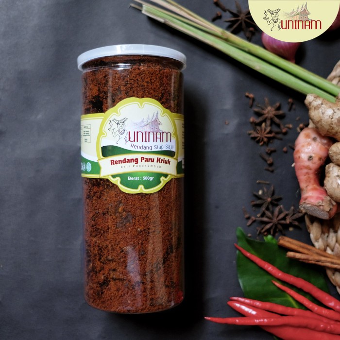 

Promo Rendang Paru Kriuk 500Gr / Rendang Paru Kriuk Uninam Ukuran Besar