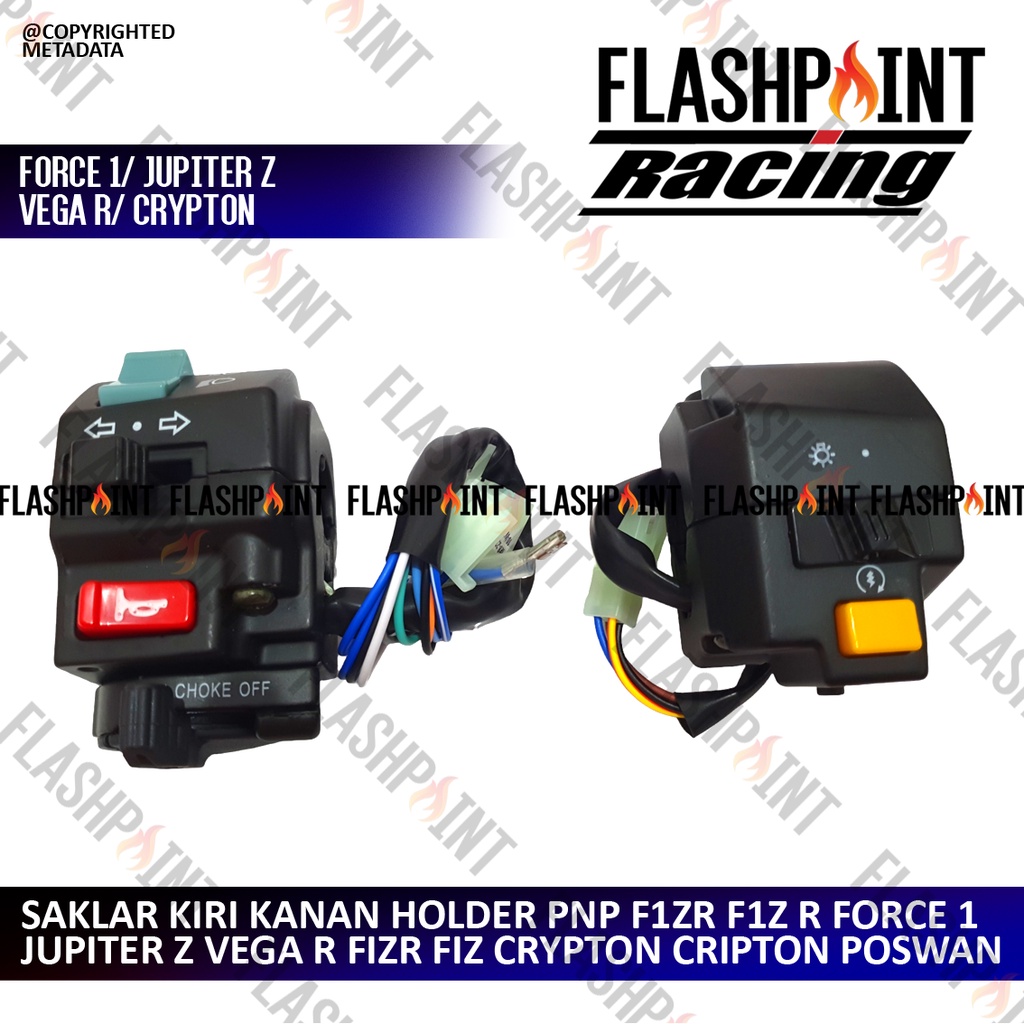 (BISA COD) SAKLAR KIRI KANAN HOLDER F1ZR F1Z R FORCE 1 JUPITER Z VEGA R FIZR FIZ CRYPTON CRIPTON POS