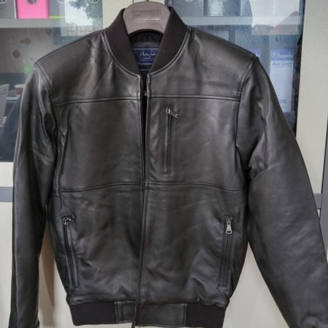 JAKET KULIT LEATHER ANDREW SMITH ORIGINAL RESMI SIZE M ARDISITUMORANG88