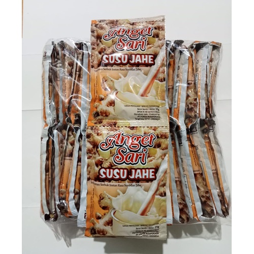 

1 Bag Anget Sari Susu Jahe 5 Renceng 10 Sachet 25 Gr