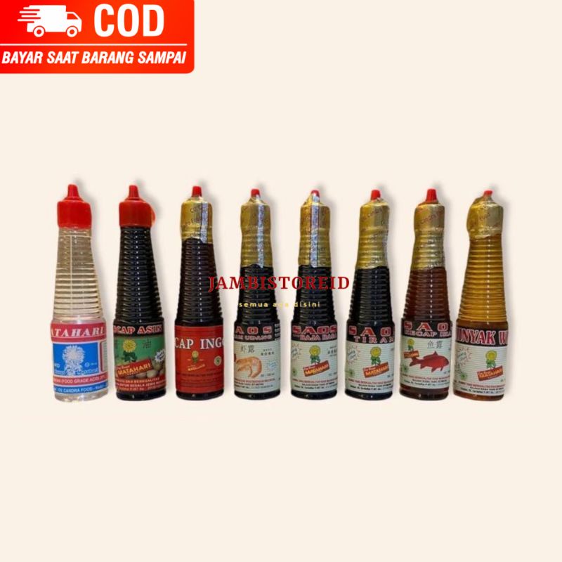 

(JAMBISTOREID) JAMBI LANGSUNG KIRIM Saos Ukuran Kecil All Varian Minyak Wijen Saus Raja Rasa Kecap Asin Ikan Inggris