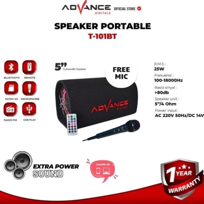 Advance Speaker Bluetooth T101BT