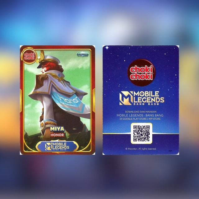 Kartu Mobile Legends Choki Choki Miya Honor
