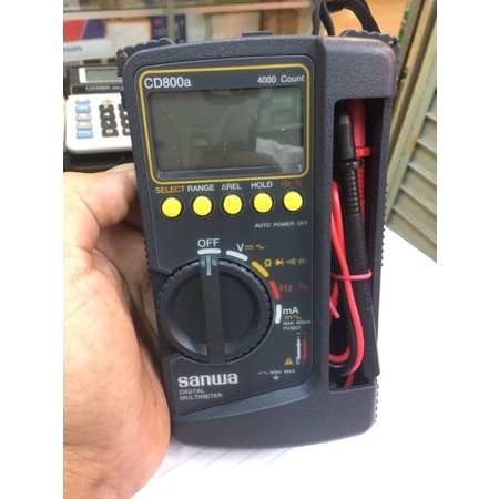 [New] Sanwa Multi Meter/Multi Tester Digital Sanwa Cd800A Terbaru