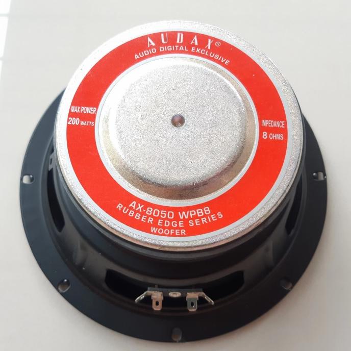 Original AUDAX 8050 SPEAKER 8 INCH WOOFER AUDAX AX 8050 WPB8 200watt