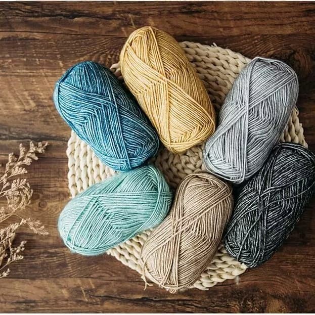 Terbaru Benang Rajut Katun Semprot Wol Promo Terlaris