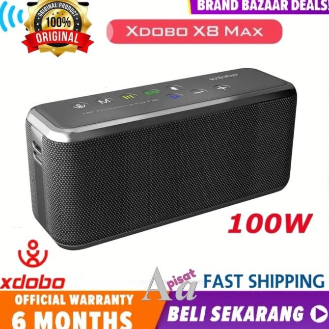 Speaker Bluetooth Wireless Xdobo X8 Max 100W Original Subwoofer Audio