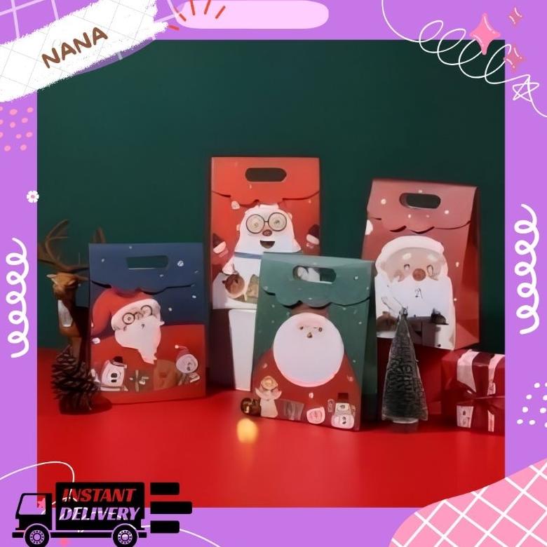 

12.12 Gratis Ongkir Extra Paper Bag Natal Hadiah Christmas Santa Medium Gift Bag Kado Natal Lucu Bisa Cod