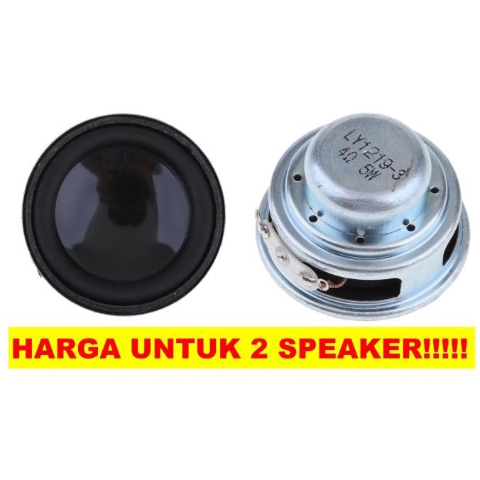 2Pcs Speaker 40mm 1.5 Inch 4Ohm 5W Full-Range
