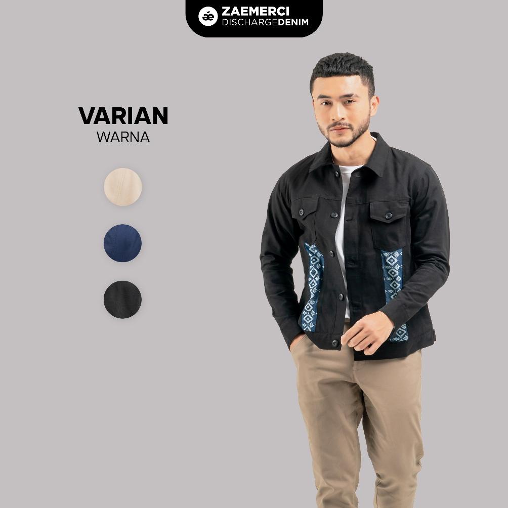 Jaket Pria Kece Abizz Jacket Trucker Praba Kanvas Casual Men Jacket Trucker