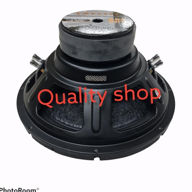SPEAKER SUBWOOFER EMBASSY 15 INCH DOUBLE MAGNET DAN DOUBLE COIL BARU