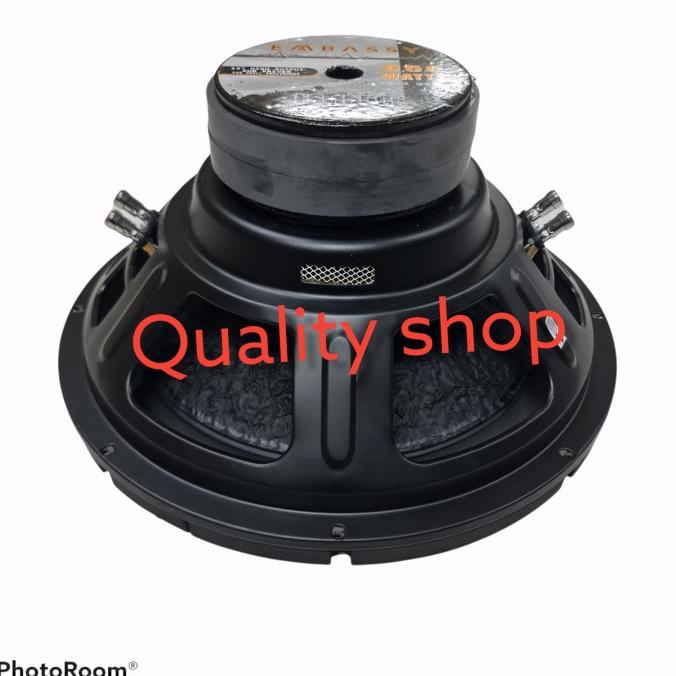 SPEAKER SUBWOOFER EMBASSY 15 INCH DOUBLE MAGNET DAN DOUBLE COIL BARU