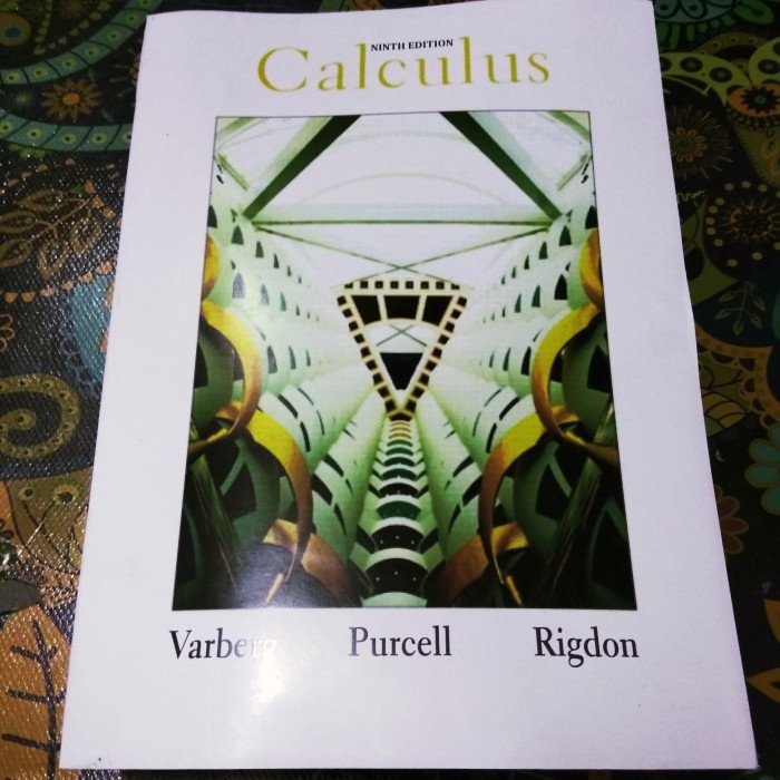 HOT SALE CALCULUS 9TH EDITION VARBERG PURCELL RIGDON TERBARU