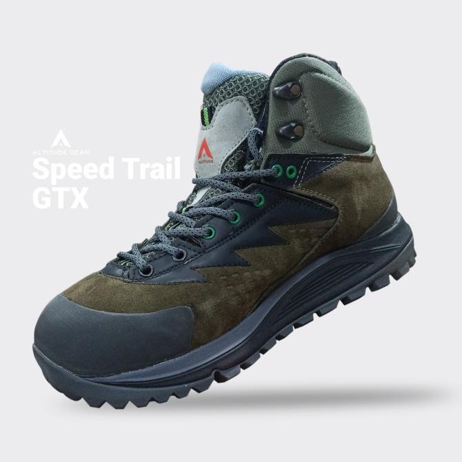 SEPATU GUNUNG PRIA WANITA ALTITUDE GEAR SPEED TRIAL GTX VIBRAM HIKING NURDANAROSITA