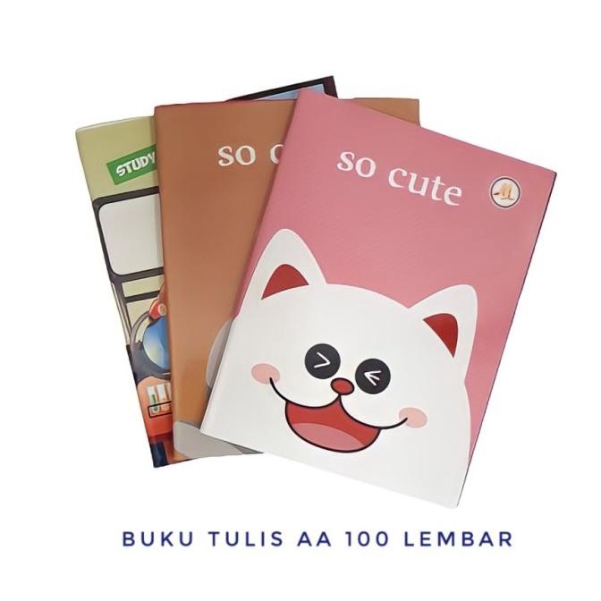 

Buku Tulis AA 100 Lembar 1 Pack Isi 5 Buku lahui