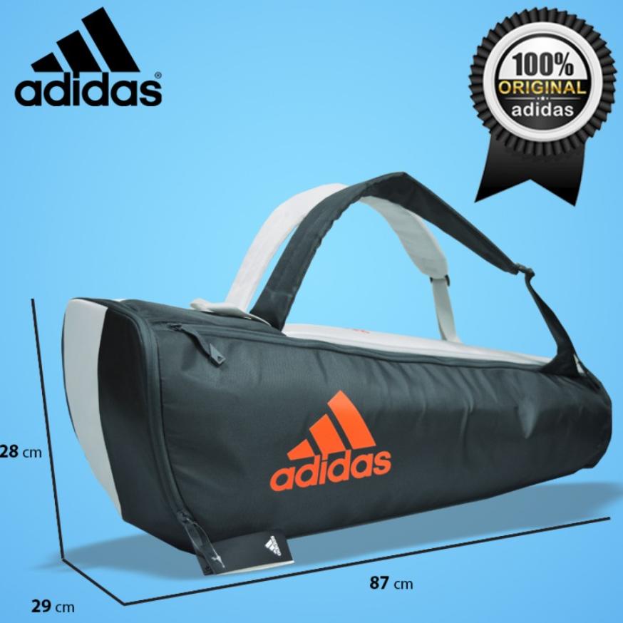 Tas Raket Badminton Bulutangkis / Tenis Adidas VS3.1 6 Racket Bag Grey