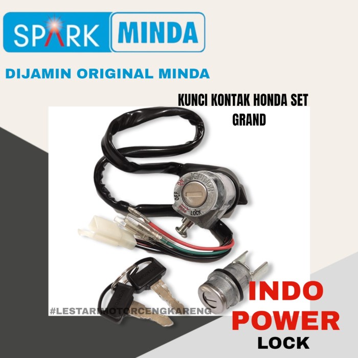 Keyset Kunci Kontak Set Jok Ori Ahm Minda Astrea Grand Bulus Legenda
