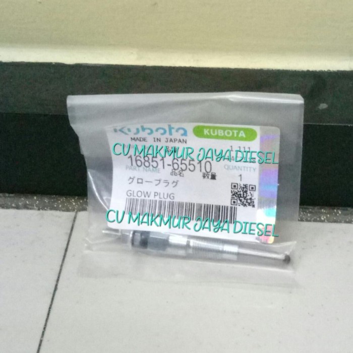 Glow Plug/Busi Pemanas D1105 16851-65510 Kubota