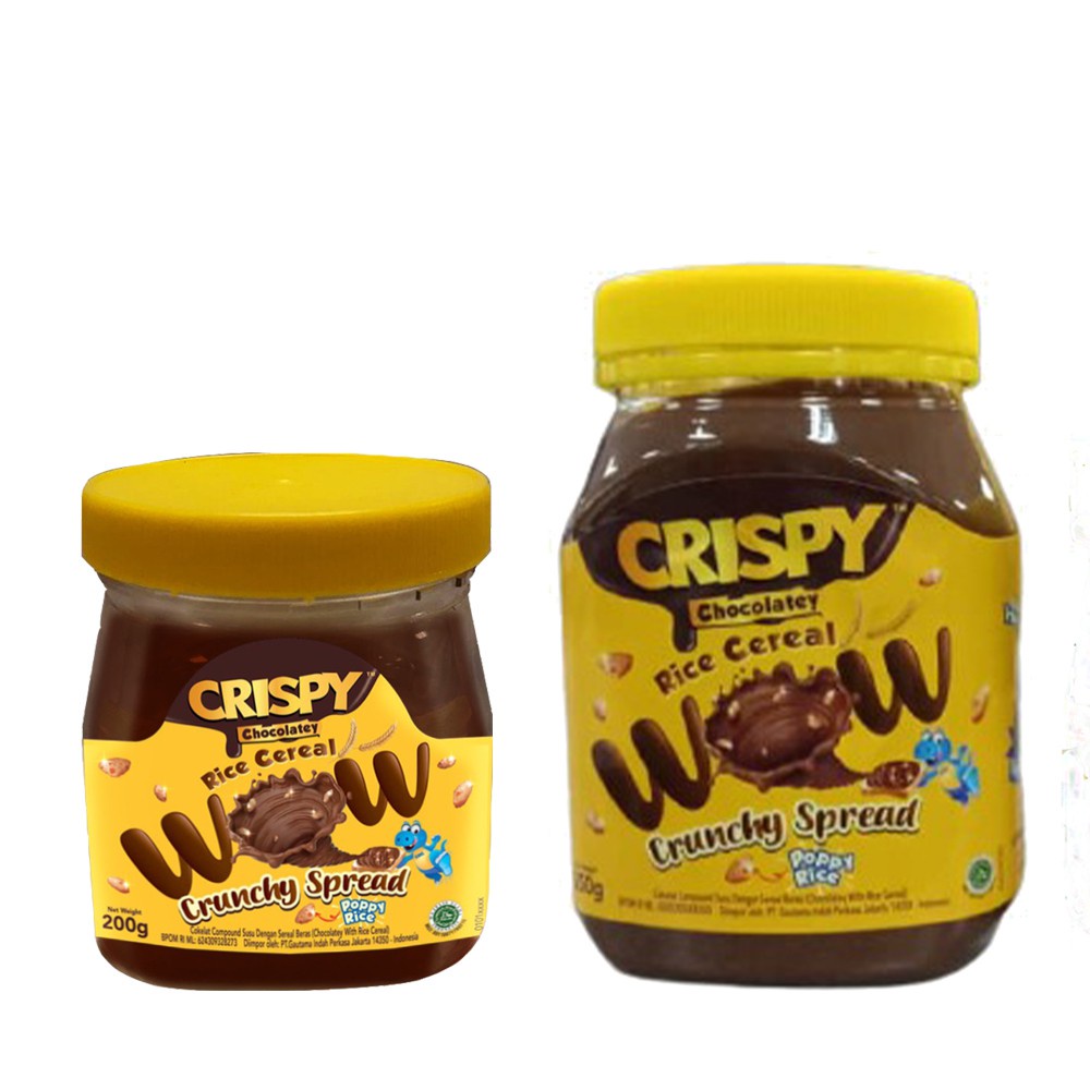 

Selai Coklat CRISPY Chocolatey Crunchy Spread 350g