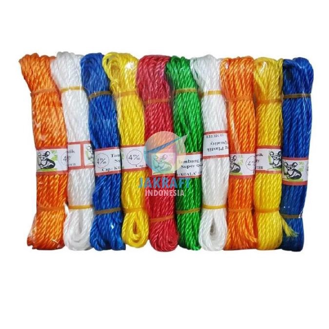 

Tali Tambang Plastik Koala 4 Mm Panjang 10 Meter Kualitas Super 4Mm Kode 866